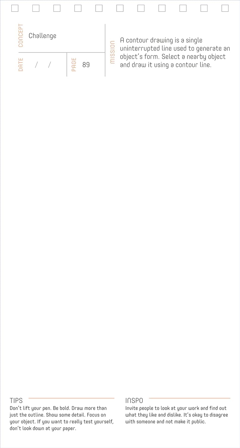 [object Object] «Draw the Line: A 100-Day Journal to Build Your Creative Confidence», автор Калеб Робертсон - фото №6 - миниатюра