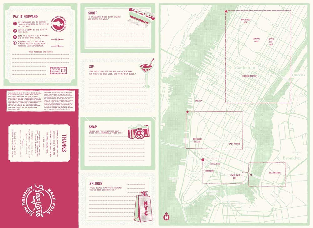 [object Object] «Half-full Adventure Map: New York», автор Сэм Трезизе - фото №3 - миниатюра
