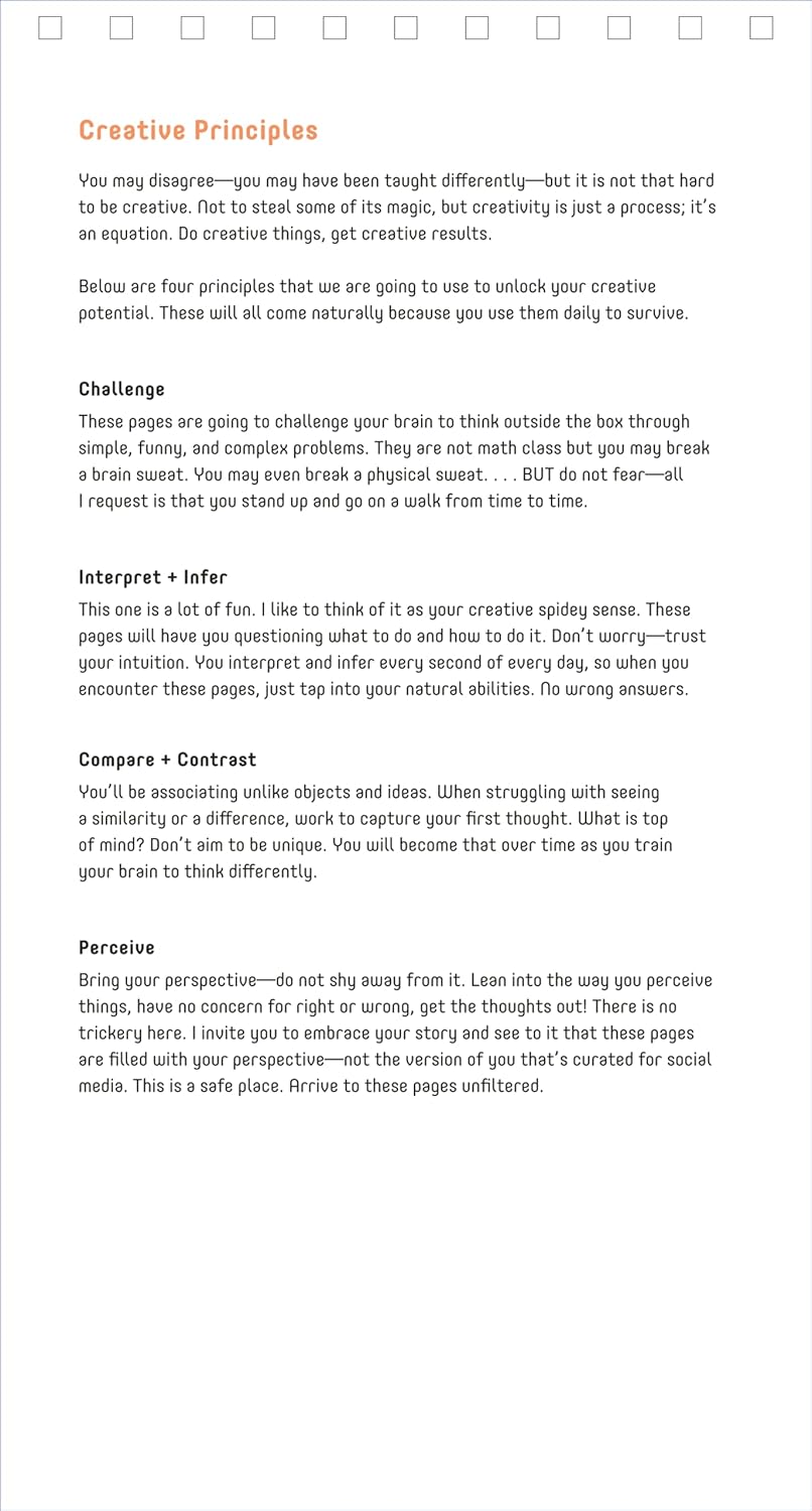 [object Object] «Draw the Line: A 100-Day Journal to Build Your Creative Confidence», автор Калеб Робертсон - фото №3 - миниатюра