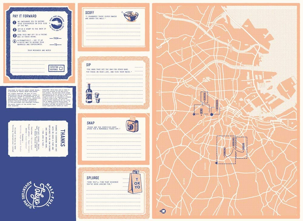 [object Object] «Half-full Adventure Map: Tokyo», автор Сэм Трезизе - фото №4 - миниатюра