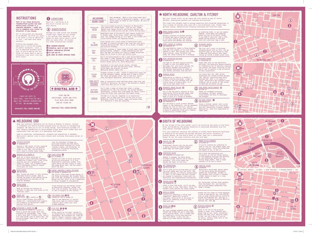 [object Object] «Half-full Adventure Map: Melbourne», автор Сэм Трезизе - фото №5 - миниатюра