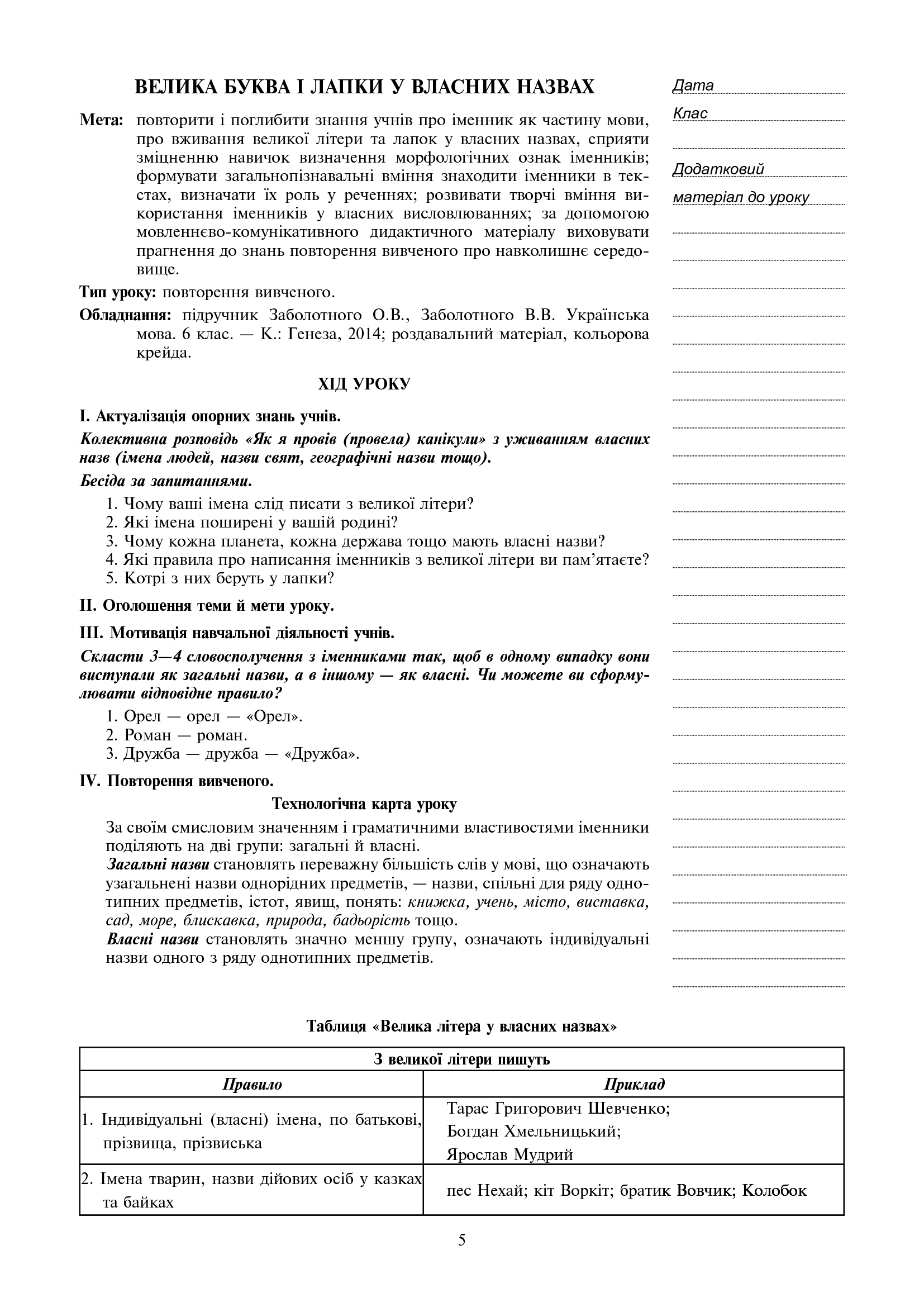 [object Object] «Українська мова. Конспекти уроків. 6 клас. ІІ семестр», автор Леся Бутрин - фото №5 - мініатюра
