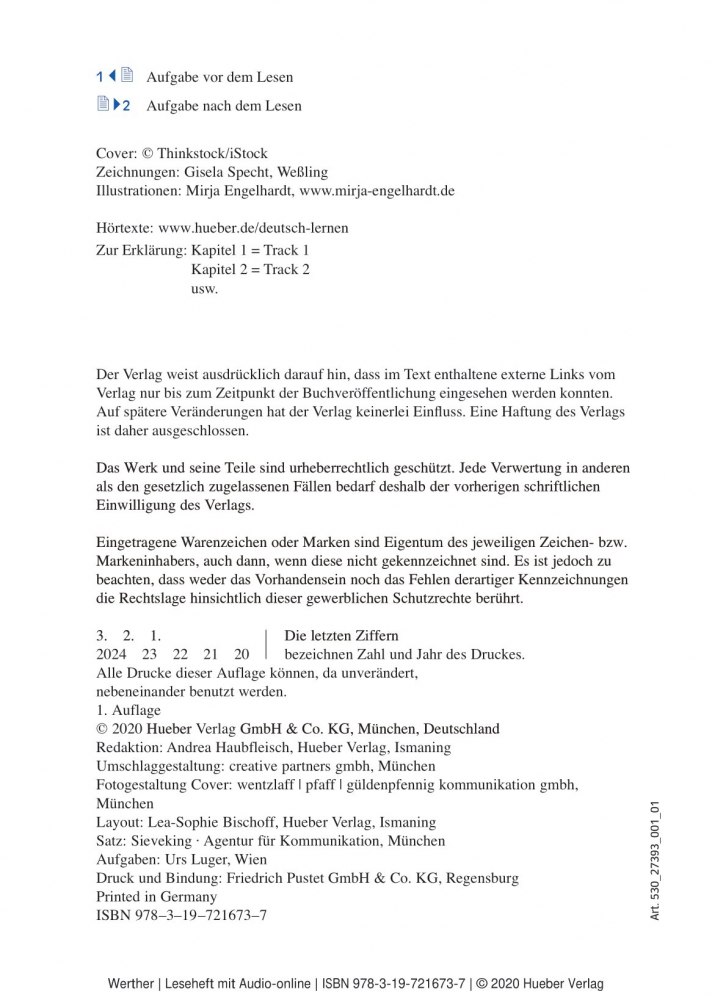 [object Object] «Werther. Goethes Grobe Liebesgeschichte Neu Erzahlt. Leseheft mit Audios online», автор Урс Люгер - фото №6 - мініатюра