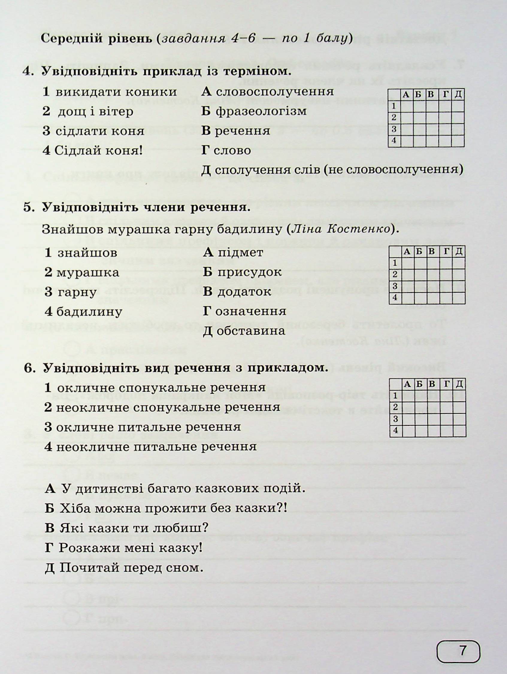 Українська мова. 6 клас. Зошит для діагностувальних робіт — фото 9