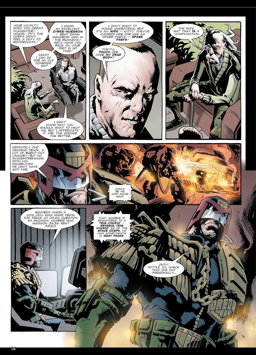 [object Object] «Judge Dredd: The Complete Case Files 45», авторов Алан Грант, Гордон Ренни, Джон Вагнер, Пэт Миллс, Робби Моррисон - фото №4 - миниатюра