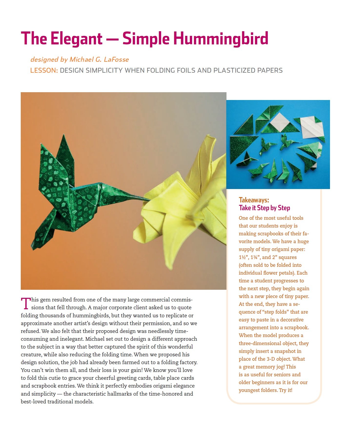 [object Object] «Lafosse and Alexander's Essential Book of Origami», авторів Майкл Г. Лафосс, Річард Л. Олександр - фото №2 - мініатюра