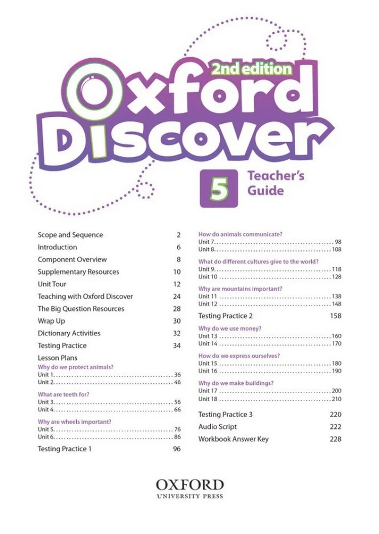 [object Object] «Oxford Discover. Level 5. Teacher's Pack», авторів Сьюзан Ріверз, Леслі Кустофф - фото №2 - мініатюра