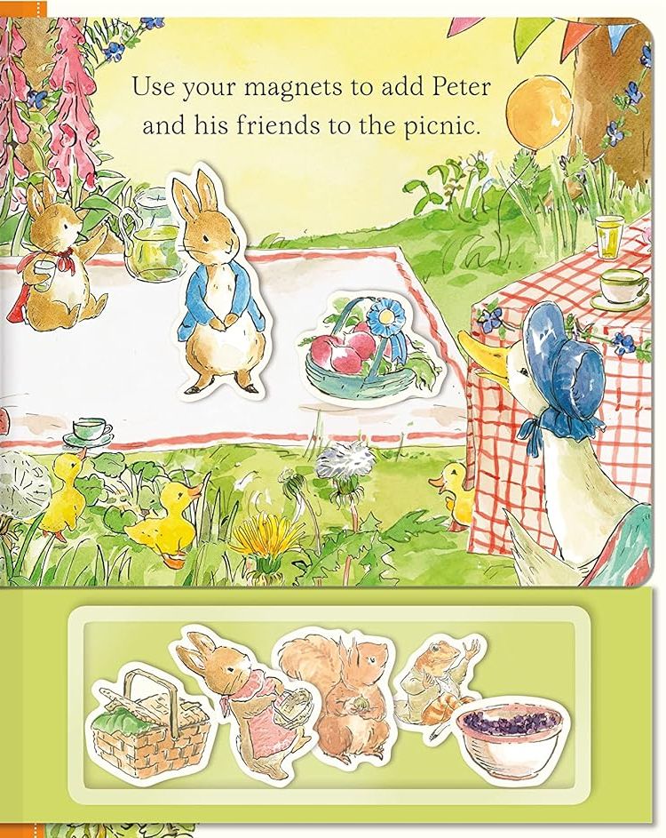 [object Object] «Peter Rabbit: Peter's Magnet Fun», автор Беатрис Поттер - фото №5 - миниатюра