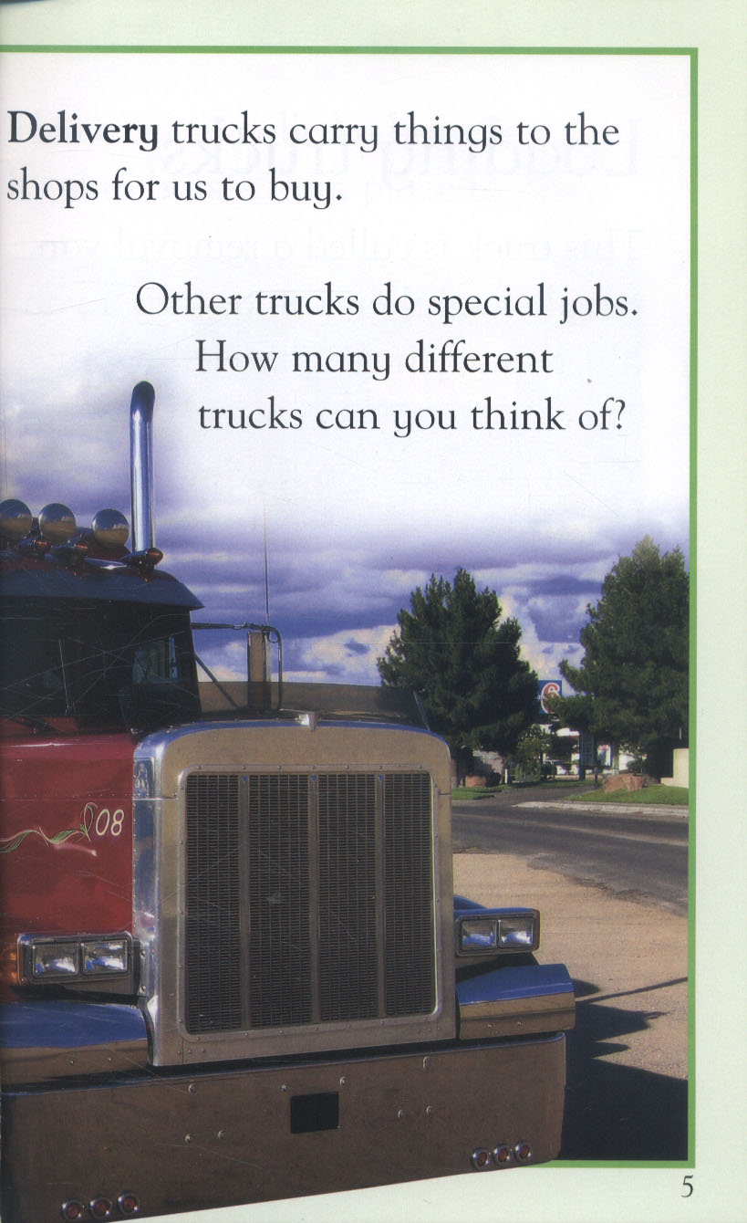 [object Object] «Kingfisher Readers: Trucks (Level 2: Beginning to Read Alone)», автор Бренда Стоунз - фото №3 - мініатюра