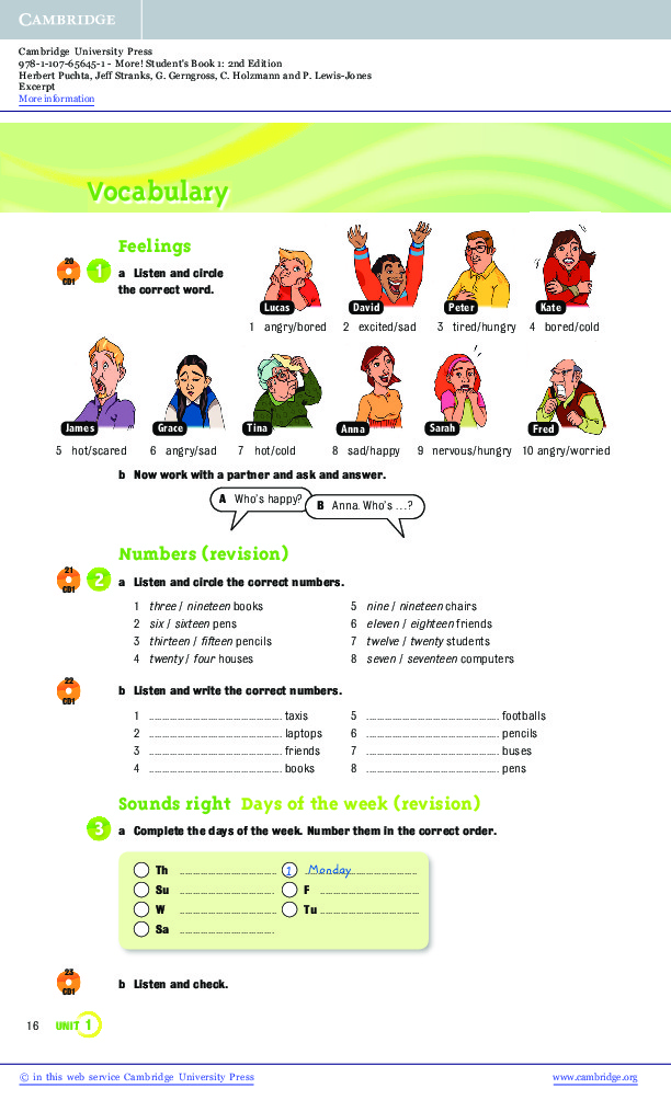 [object Object] «More! Level 1 Student's Book with Cyber Homework and Online Resources», авторов Гюнтер Гернгросс, Питер Льюис-Джонс, Кристиан Хольцманн, Герберт Пухта, Джефф Стрэнкс - фото №4 - миниатюра