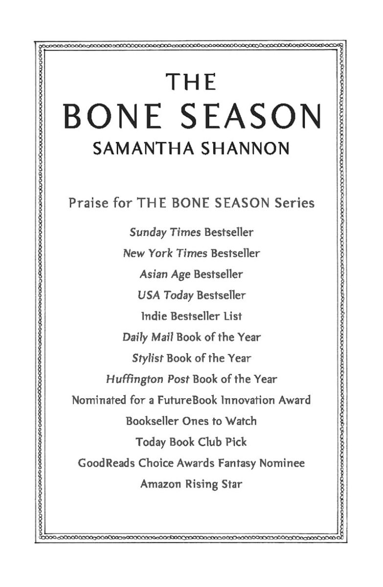 [object Object] «The Bone Season: The Tenth Anniversary Edition», автор Саманта Шеннон - фото №2 - мініатюра
