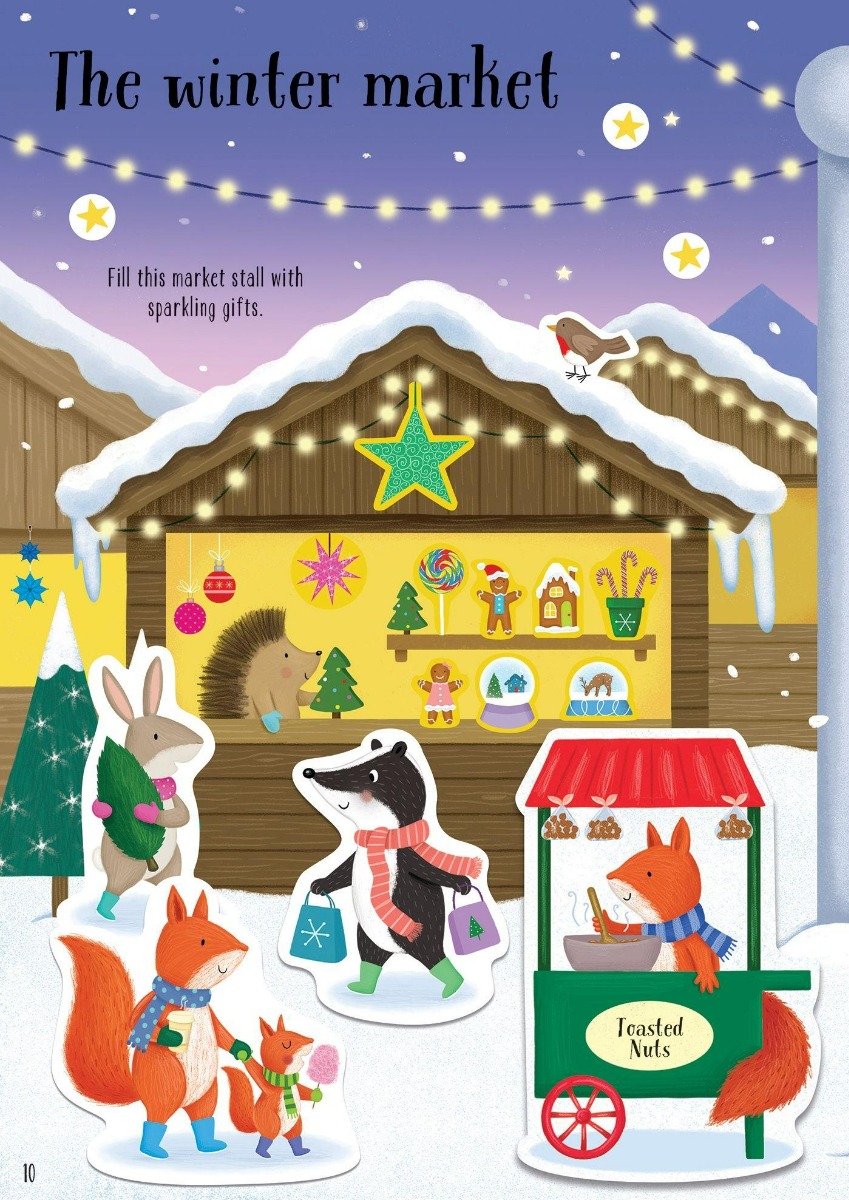 [object Object] «Sparkly Winter Sticker Book», автор Элис Бичем - фото №3 - миниатюра