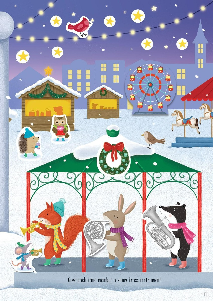 [object Object] «Sparkly Winter Sticker Book», автор Элис Бичем - фото №2 - миниатюра
