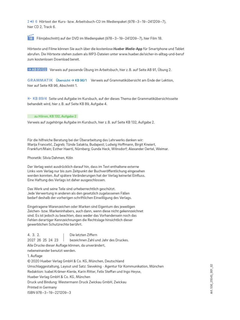 [object Object] «Sicher in Alltag und Beruf! Deutsch Als Zweitsprache. Kurs- und Arbeitsbuch C1.2», авторов Сюзанна Швальб, Магдалена Матуссек, Михаэла Перлманн-Бальме - фото №4 - миниатюра