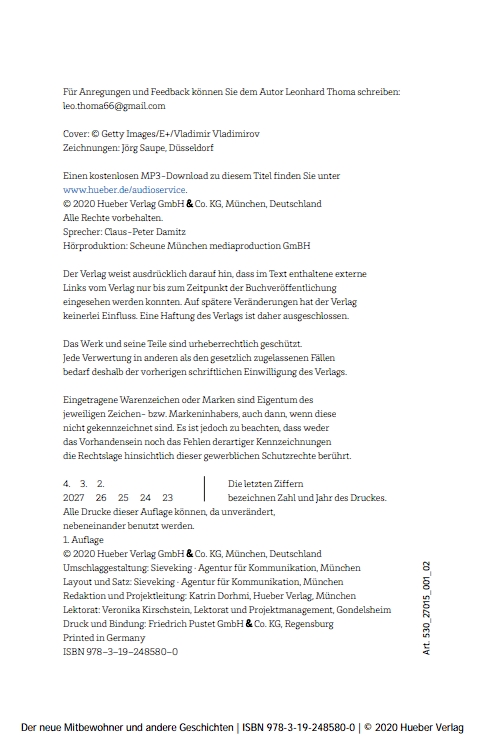 [object Object] «Der neue Mitbewohner und andere Geschichten. Lektüre mit Audios online», автор Леонард Тома - фото №2 - мініатюра