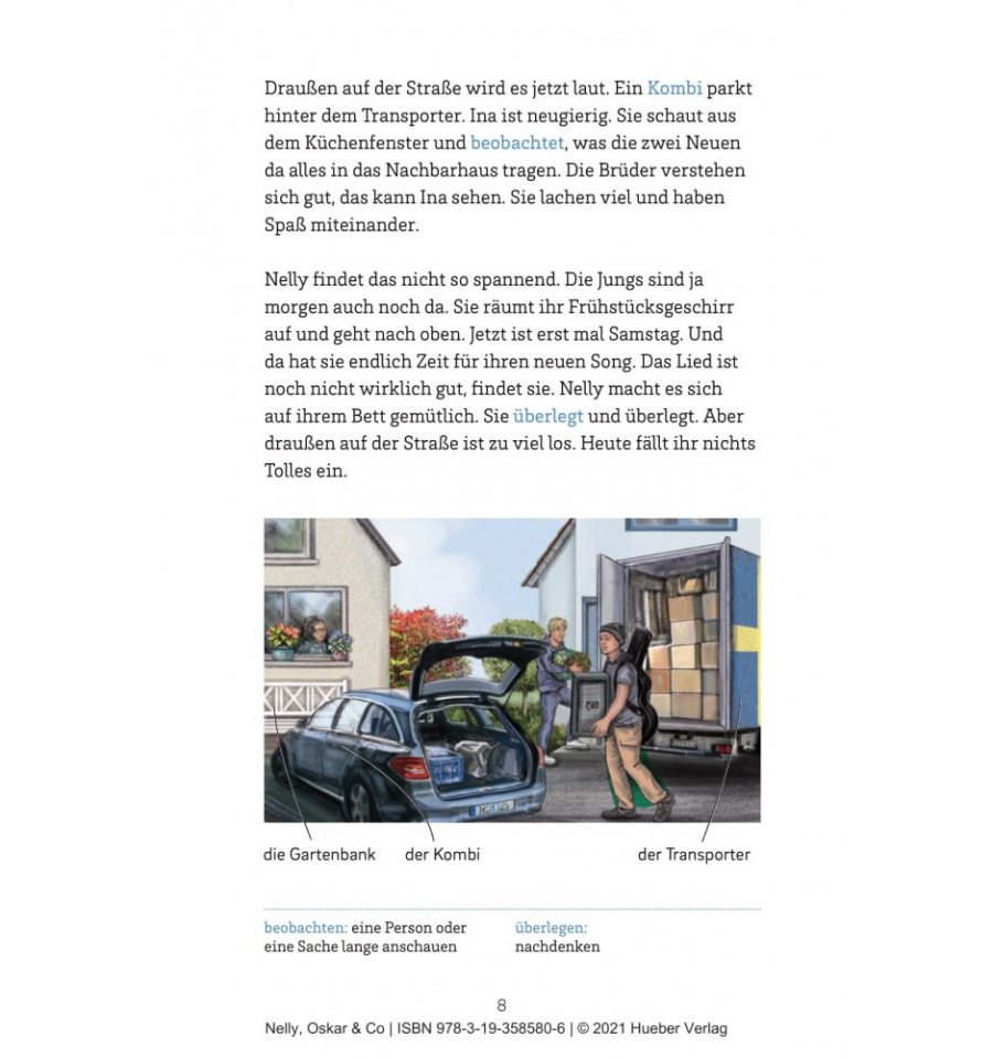 [object Object] «Nelly, Oskar & Co - Stress in der Clique. Lektüre für Jugendliche. Niveau A2», автор Ен Шікель - фото №5 - мініатюра
