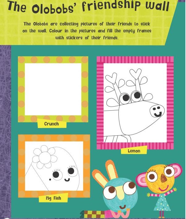 [object Object] «Olobob Top. The Olobobs and Friends. Activity and Sticker Book», авторов Ли Ходжкинсон, Стив Смит - фото №3 - миниатюра