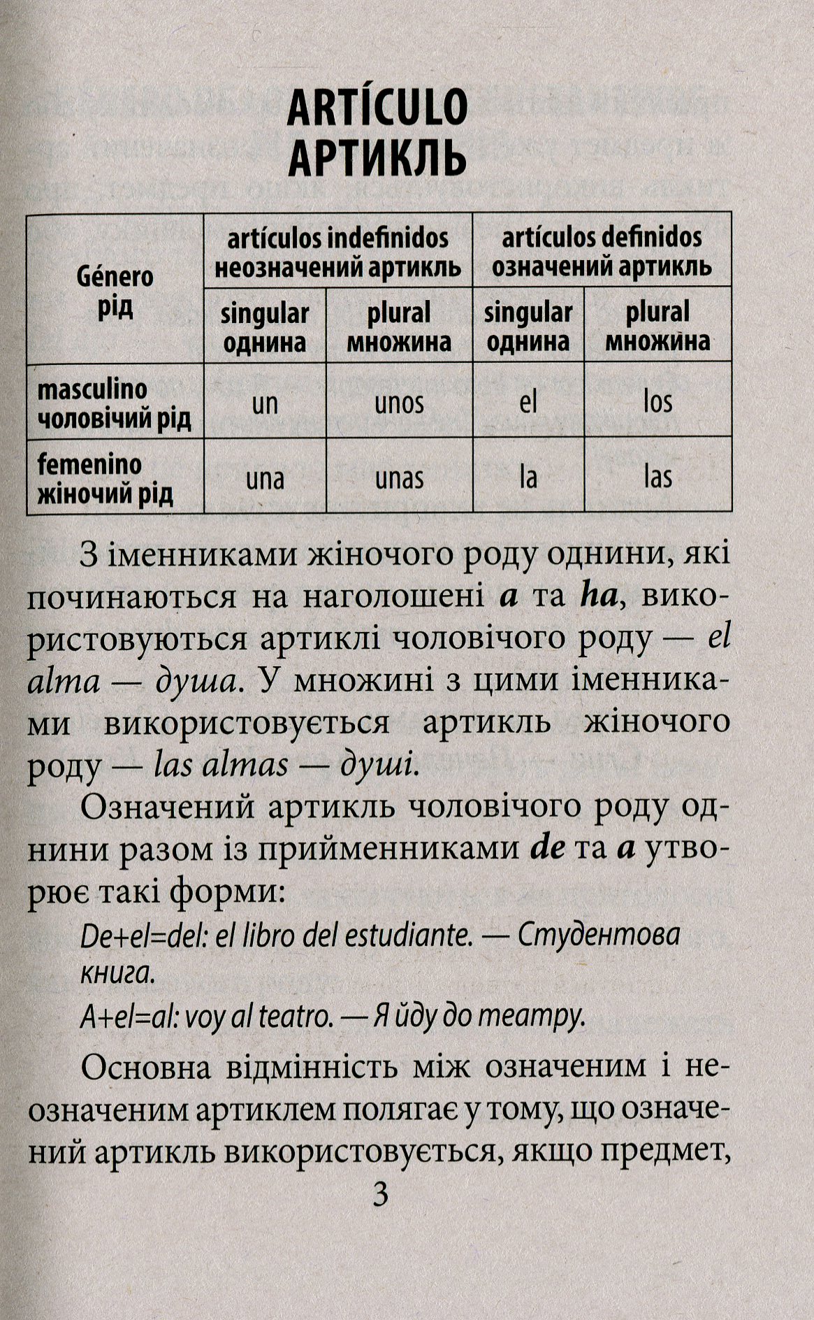 Граматика іспанської мови — фото 3