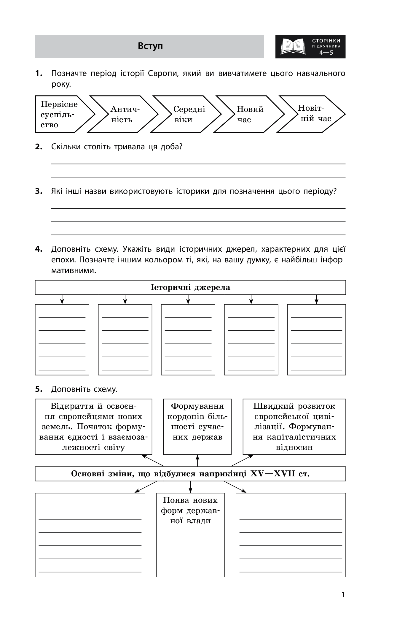 [object Object] «Всесвітня історія. 8 клас. Робочий зошит», автор Александр Гисем - фото №3 - миниатюра