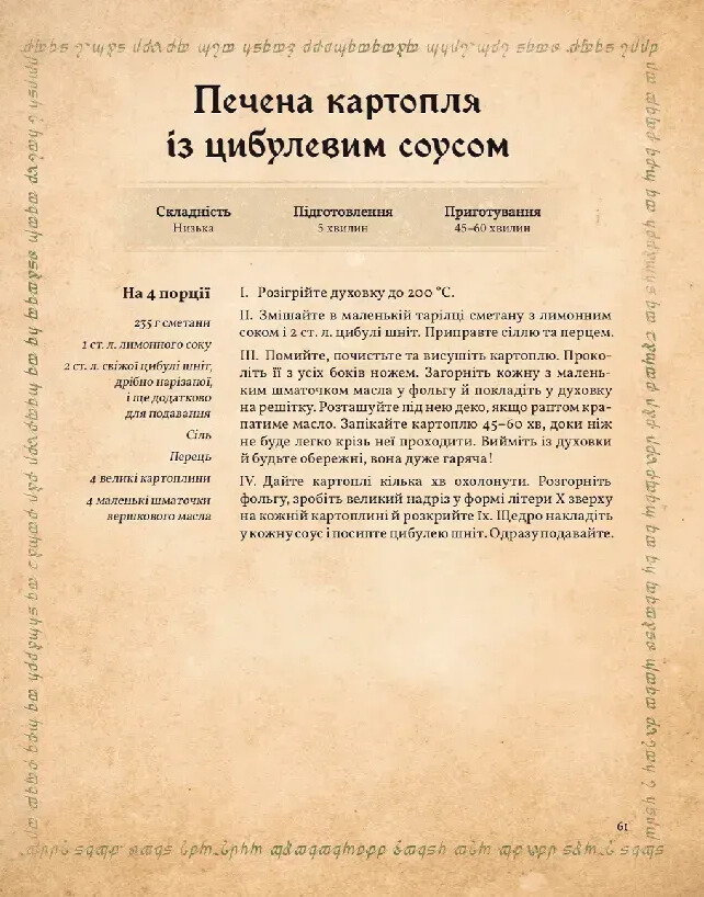 Неофіційна кулінарна книга Володаря Перснів — фото 8