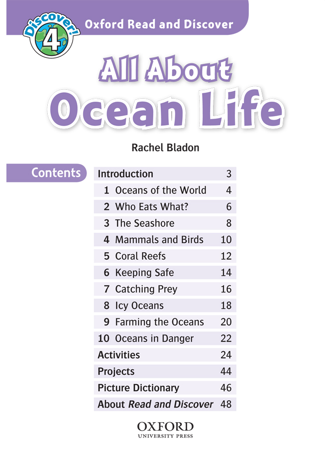 [object Object] «Oxford Read and Discover: Level 4: All about Ocean Life», автор Рейчел Бладон - фото №2 - мініатюра
