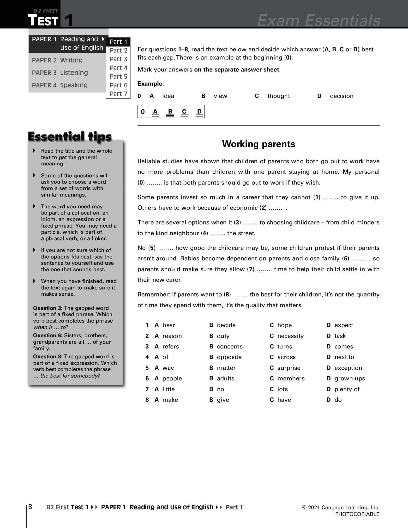 [object Object] «Exam Essentials. Cambridge B2 First Practice Test 2 with key », авторів Гелен Чілтон, Гелен Тілойні - фото №3 - мініатюра