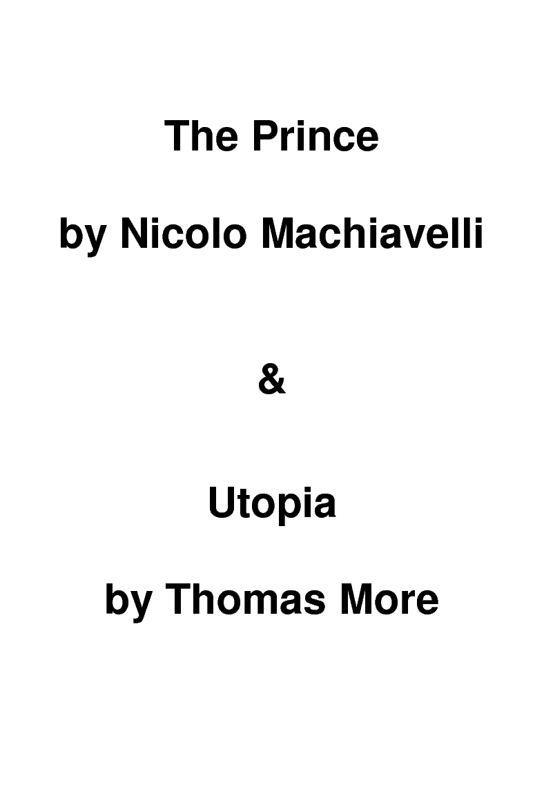 [object Object] «The Prince/ Utopia  », авторів Нікколо Макіавеллі, Томас Мор - фото №2 - мініатюра