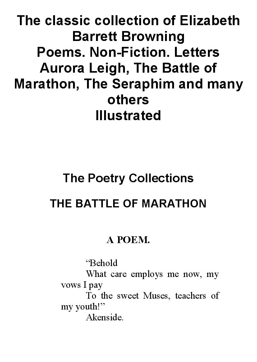 [object Object] «The classic collection of Elizabeth Barrett Browning. Poems. Non-Fiction. Letters. Illustrated», автор Елізабет Барретт Браунінг - фото №2 - мініатюра