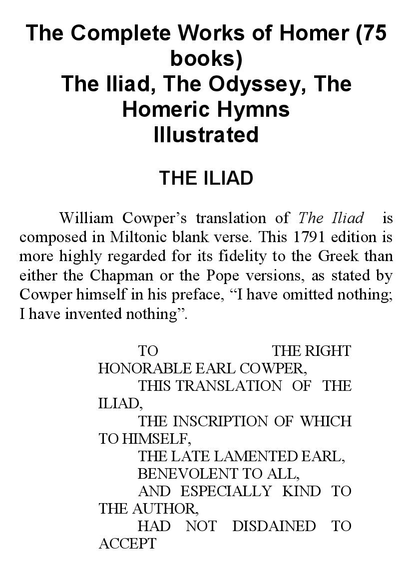 [object Object] «The Complete Works of Homer (75 books)», автор Гомер - фото №2 - мініатюра