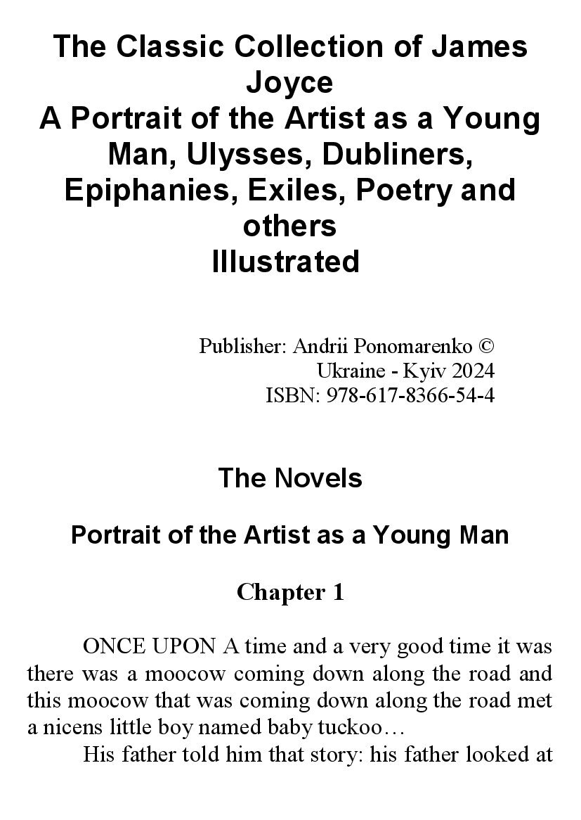 [object Object] «The Classic Collection of James Joyce. Illustrated», автор Джеймс Джойс - фото №2 - мініатюра