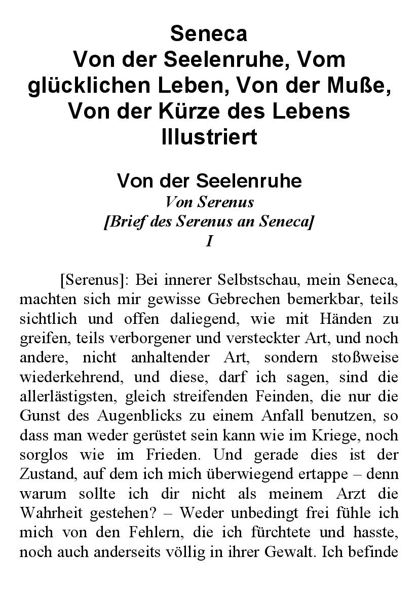 [object Object] «Von der Seelenruhe, Vom glücklichen Leben, Von der Muße, Von der Kürze des Lebens. Illustriert», автор Луцій Анней Сенека - фото №2 - мініатюра