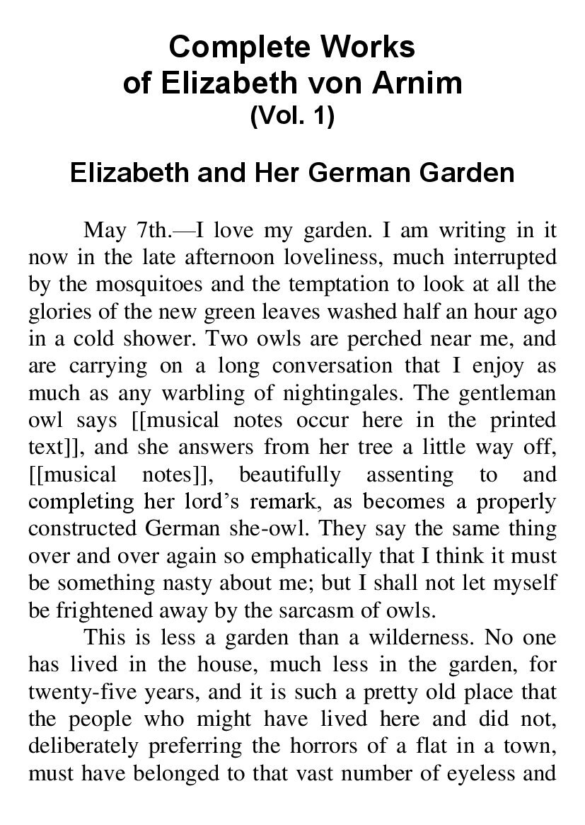 [object Object] «Complete Works of Elizabeth von Arnim. Vol.1. (12 Books). Illustrated. The Enchanted April, The Solitary Summer, The Benefactress, Vera, In the Mountains, Princess Priscilla's Fortnight and others», автор Елізабет фон Арнім - фото №2 - мініатюра