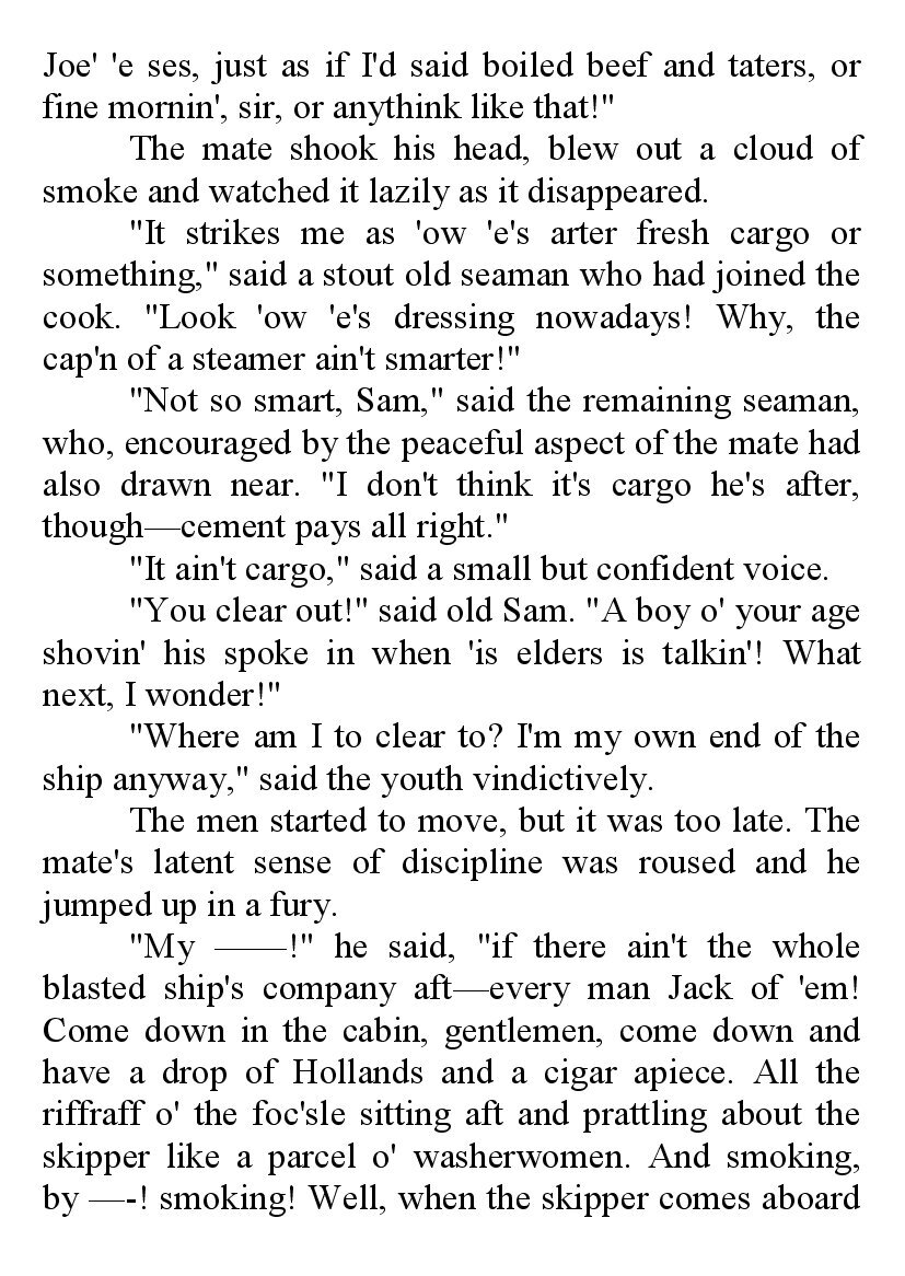 [object Object] «The Skipper's Wooing and The Brown Man's Servant», автор Уильям Уаймарк Джекобс - фото №4 - миниатюра
