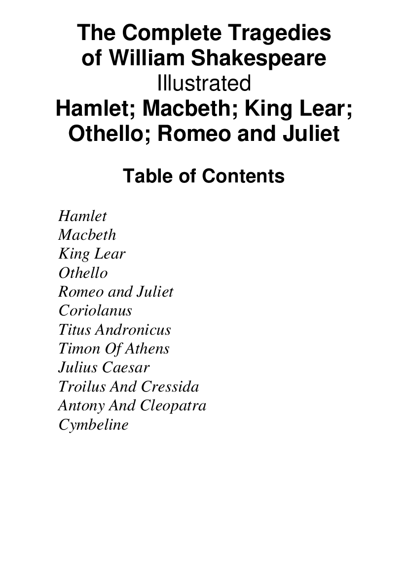[object Object] «The Complete Tragedies of William Shakespeare. Illustrated», автор Уильям Шекспир - фото №2 - миниатюра