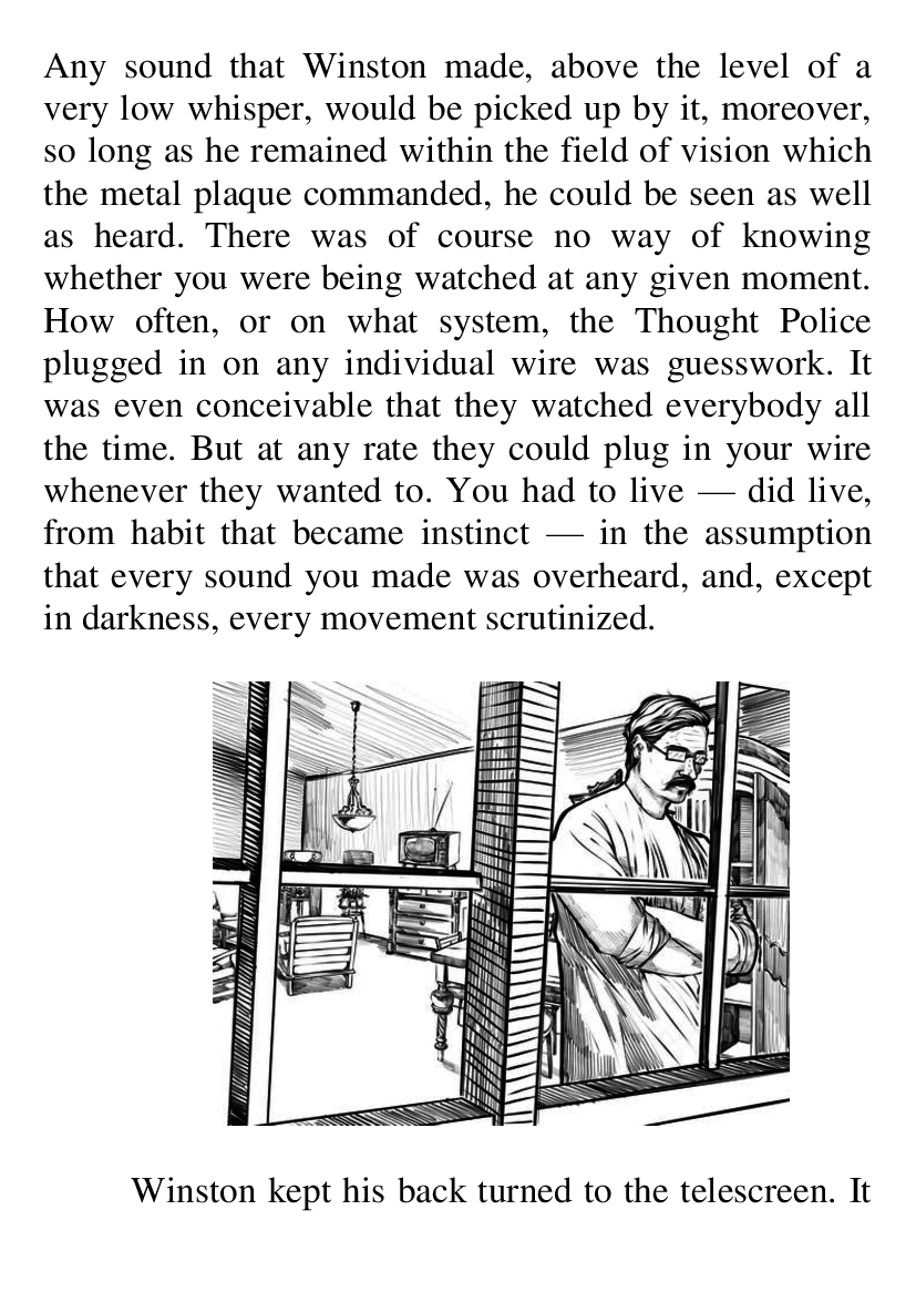 [object Object] «1984. Nineteen Eighty-Four. Animal farm. Down and Out In Paris and London. Illustrated», автор Джордж Орвелл - фото №6 - мініатюра