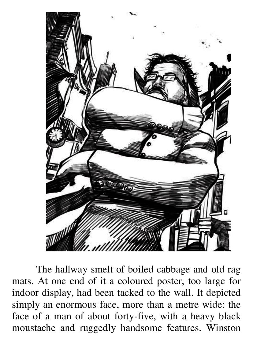 [object Object] «1984. Nineteen Eighty-Four. Animal farm. Illustrated», автор Джордж Орвелл - фото №3 - мініатюра