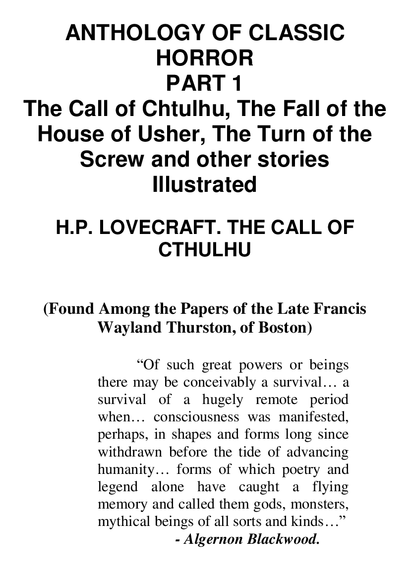 [object Object] «Anthology of Classic Horror. Part 1. Illustated», авторов Брэм Стокер, Эдгар Аллан По, Говард Лавкрафт, Генри Джеймс, Генри Элджернон Блэквуд, Амброз Бирс, Уильям Уаймарк Джекобс, Роберт В. Чэмберс, Артур Мэкен - фото №4 - миниатюра