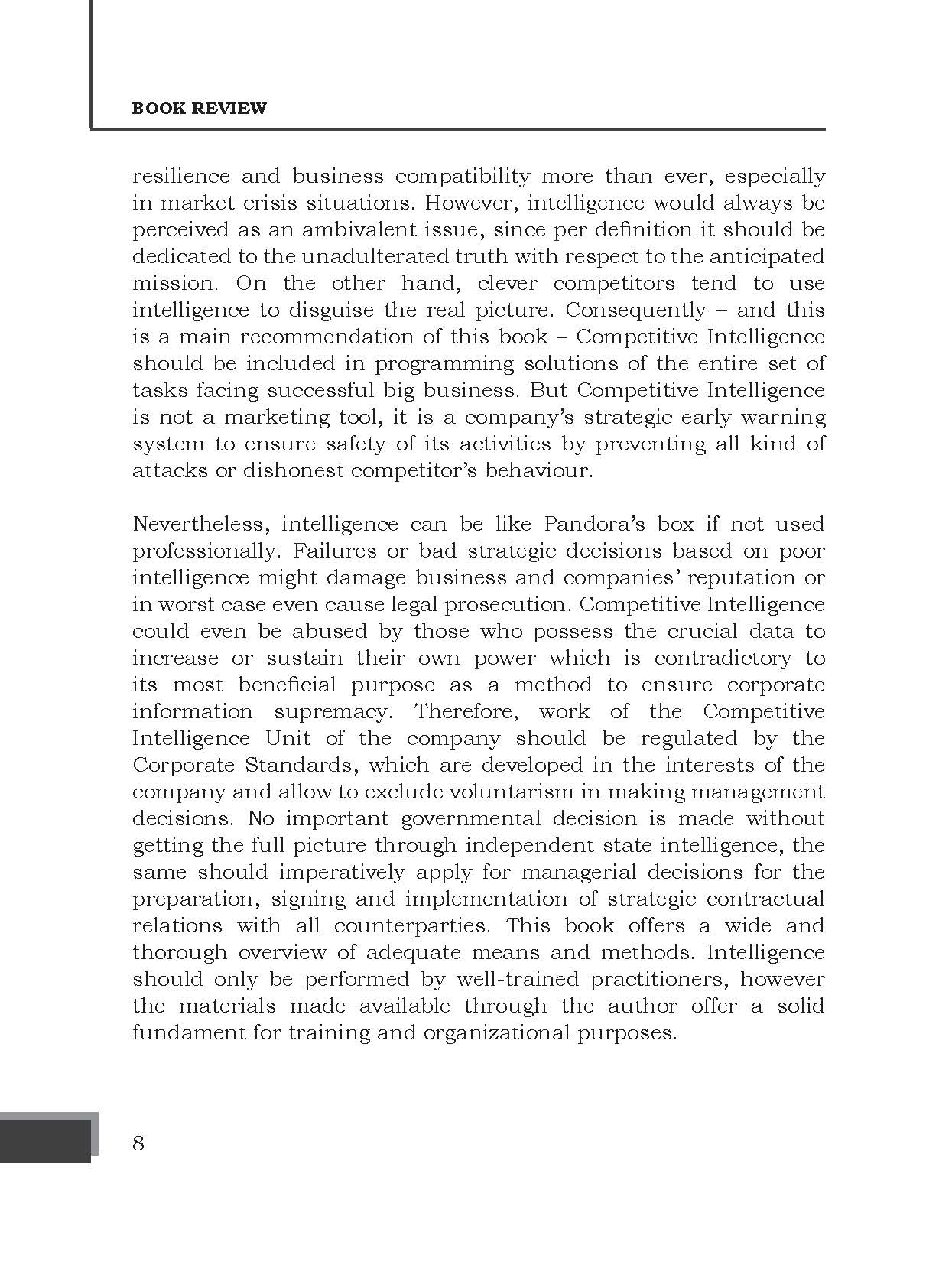 [object Object] «Competitive Intelligence In The Management System For Critical Infrastructure Facilities, Corporations, And Financial Institutions», автор Юрій Когут - фото №3 - мініатюра