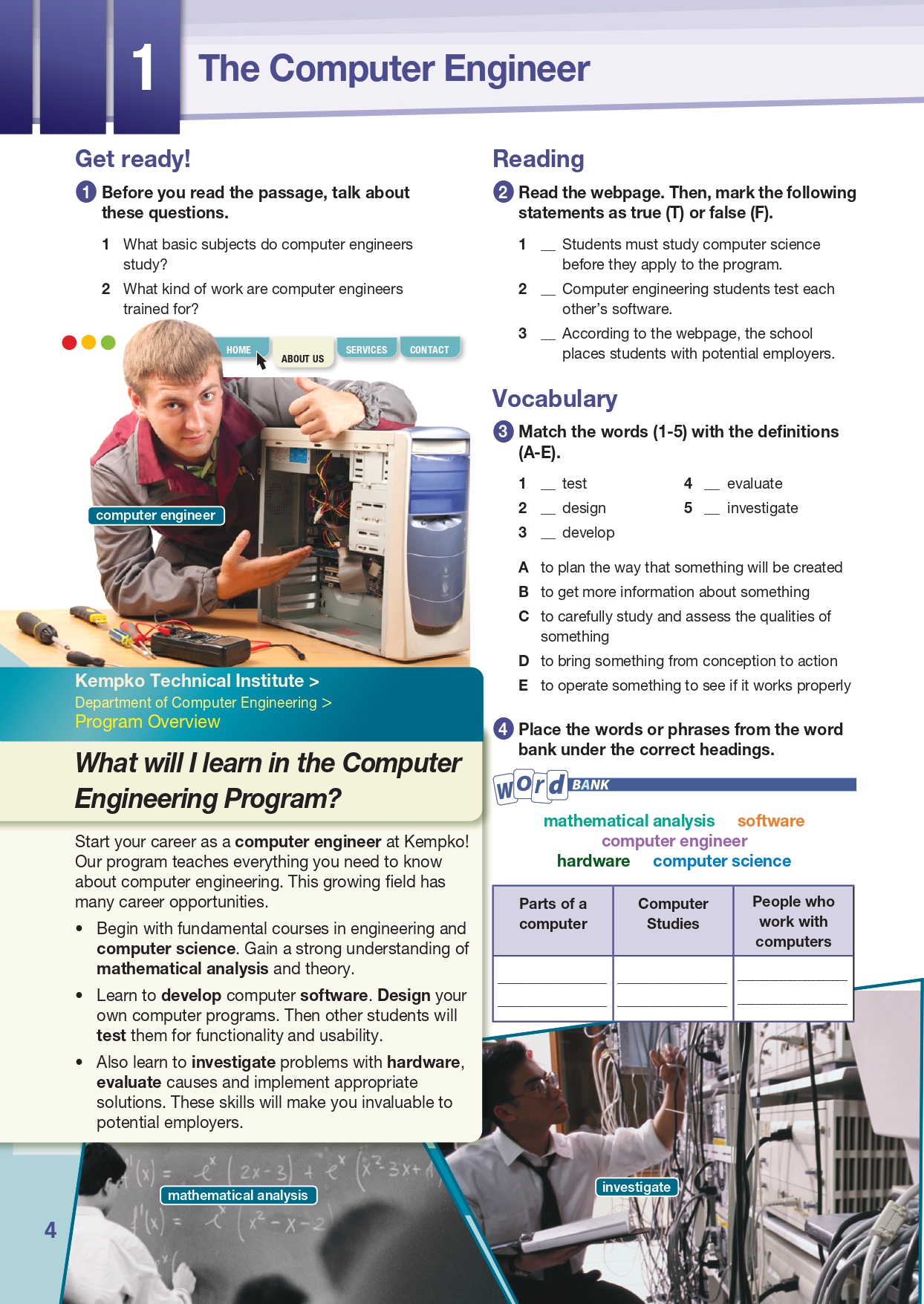[object Object] «Career Paths. Computer Engineering. Student's Book (with DigiBooks App)», авторів Вірджинія Еванс, Дженні Дулі, Вішал Навате - фото №4 - мініатюра