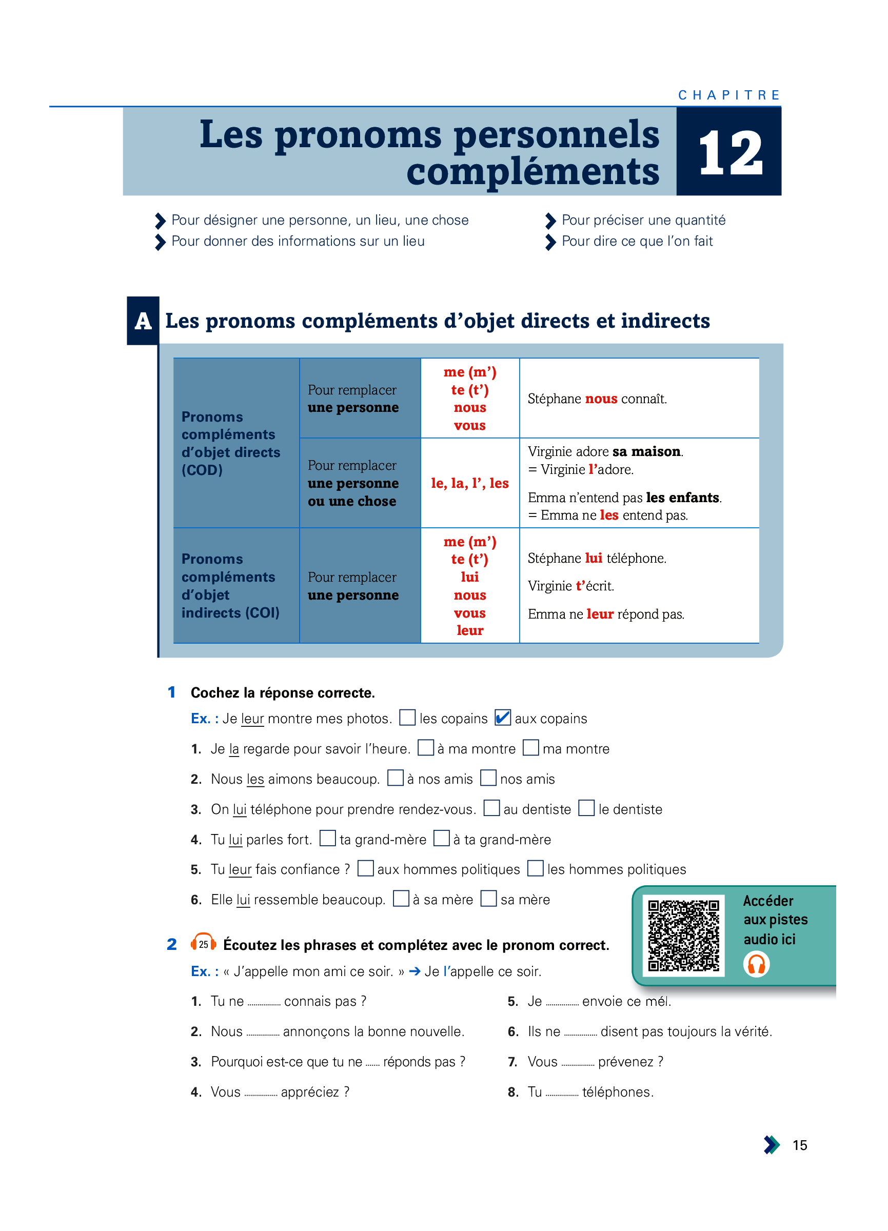 [object Object] «En Contexte. Exercices de grammaire A2 + audio MP3 + corrigés», авторів Анне Акьюз, Бернадетт Базель-Шахмей, Жоель Боненфант, Марі-Франсуа Гліманн - фото №6 - мініатюра