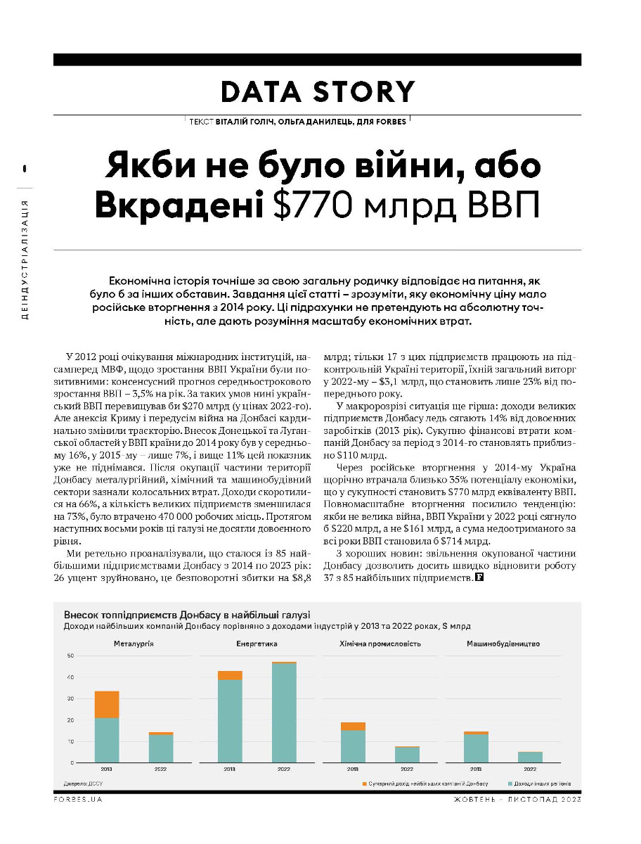 [object Object] «Forbes Ukraine. #5 Жовтень-Листопад 2023» - фото №5 - мініатюра