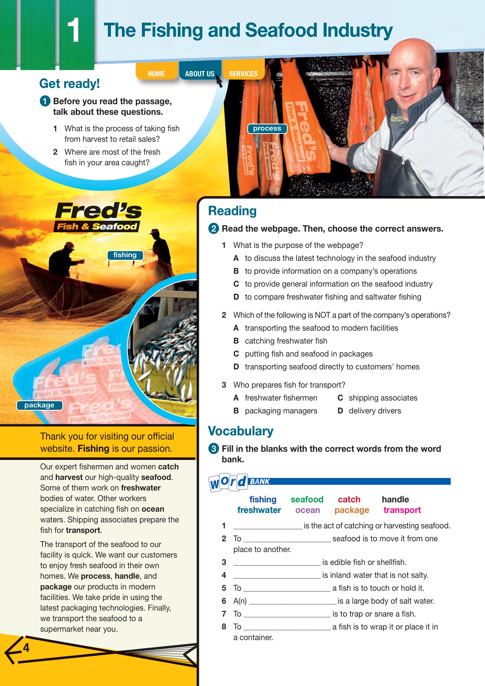 [object Object] «Career Paths. Fishing & Seafood Industry. Student's Book (with Digibooks Application)», авторів Вірджинія Еванс, Дженні Дулі - фото №4 - мініатюра
