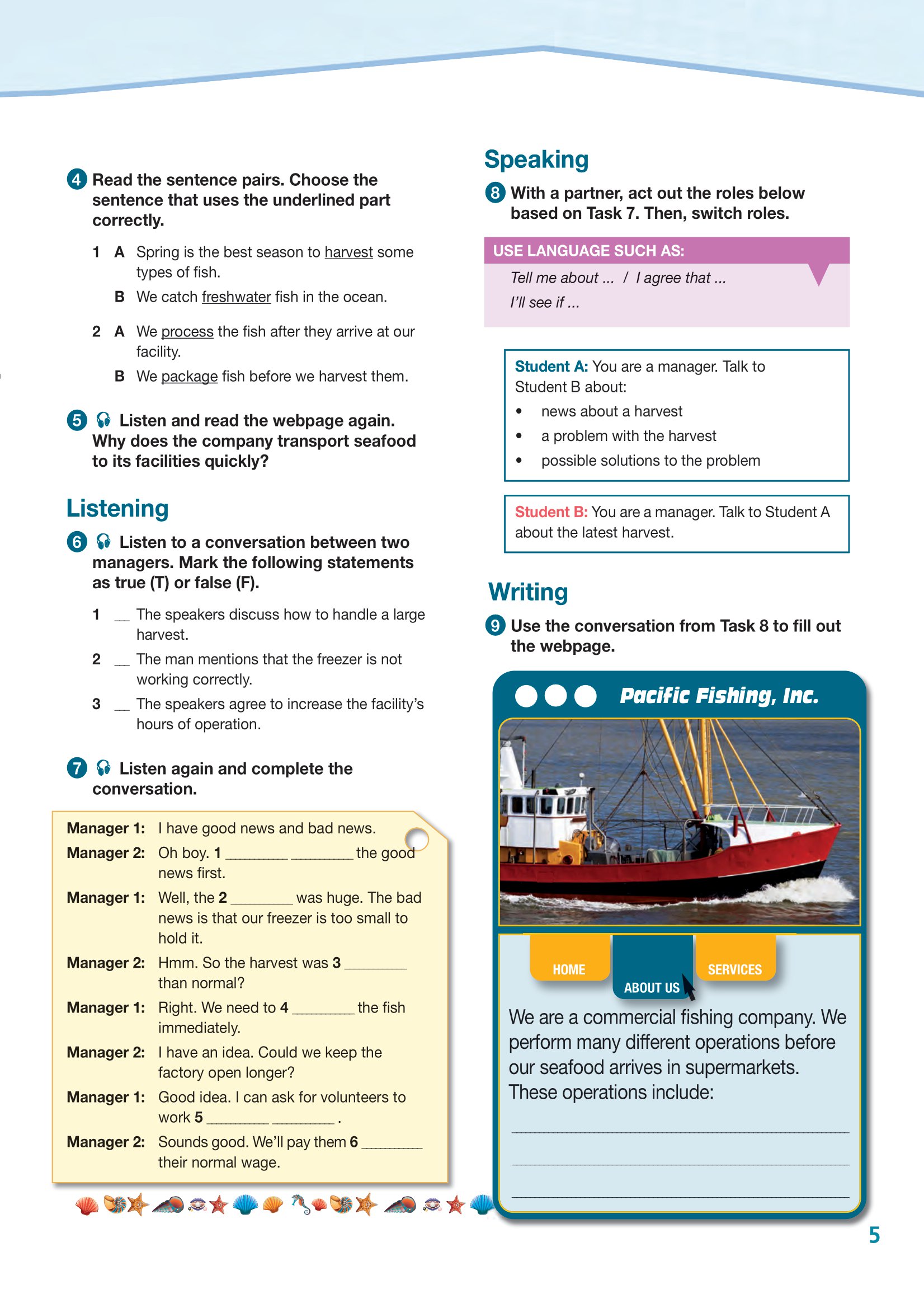[object Object] «Career Paths. Fishing & Seafood Industry. Student's Book (with Digibooks Application)», авторів Вірджинія Еванс, Дженні Дулі - фото №5 - мініатюра