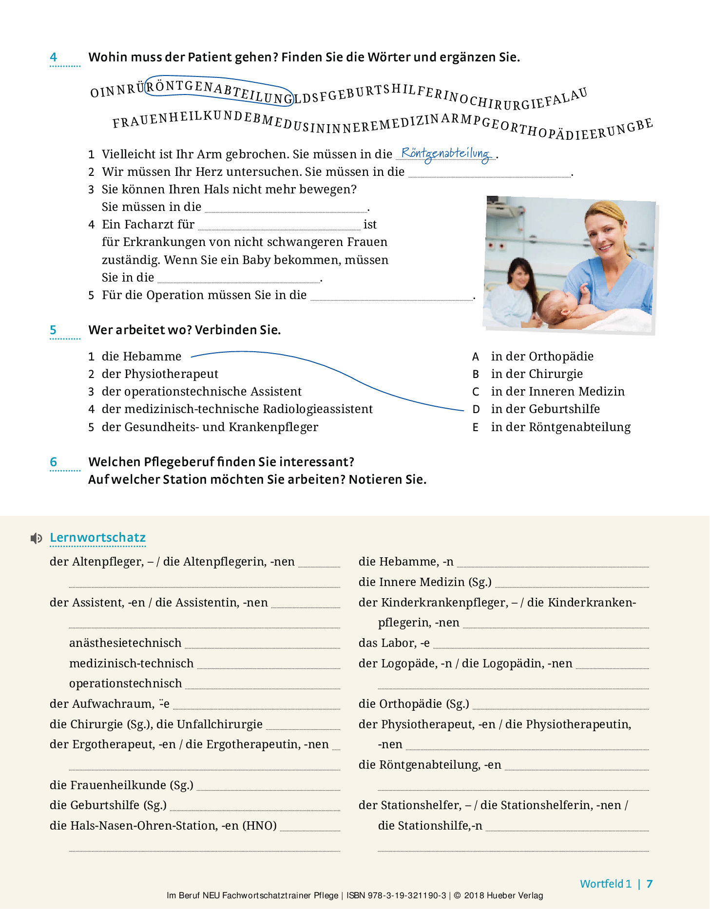 [object Object] «Im Beruf NEU. Fachwortschatztrainer Pflege» - фото №3 - мініатюра
