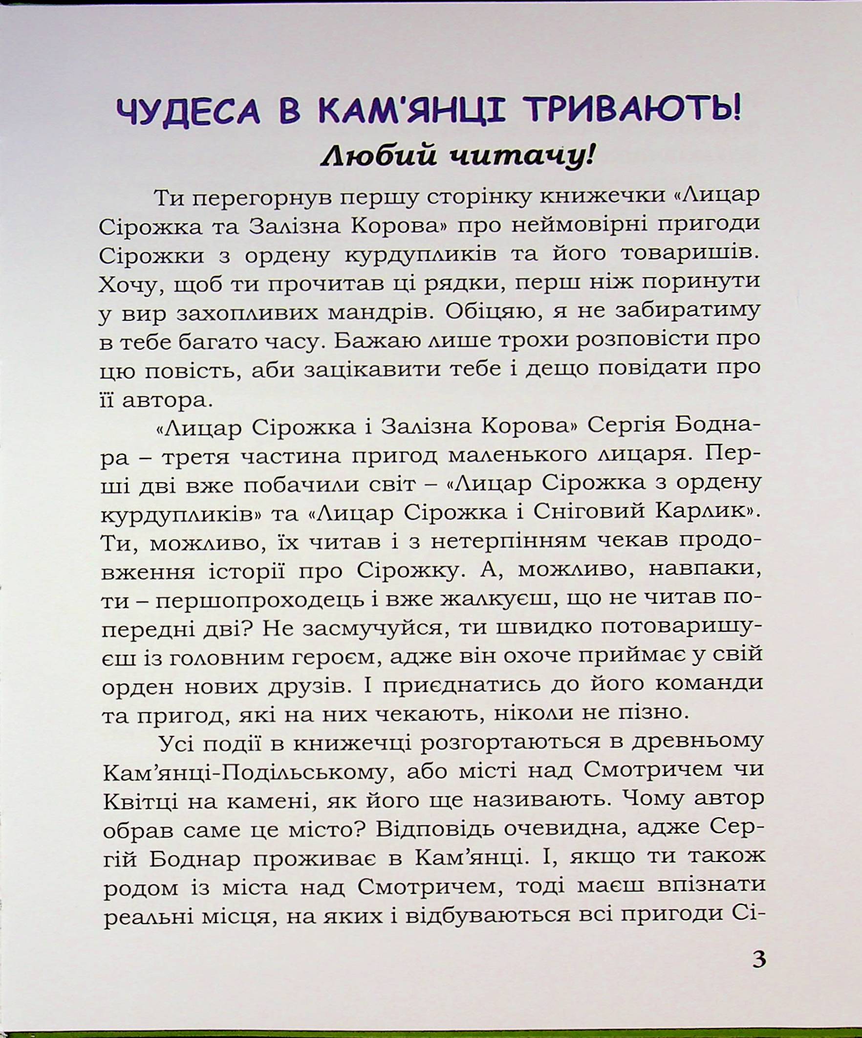 Лицар Сірожка та залізна корова. Книга 3 — фото 3