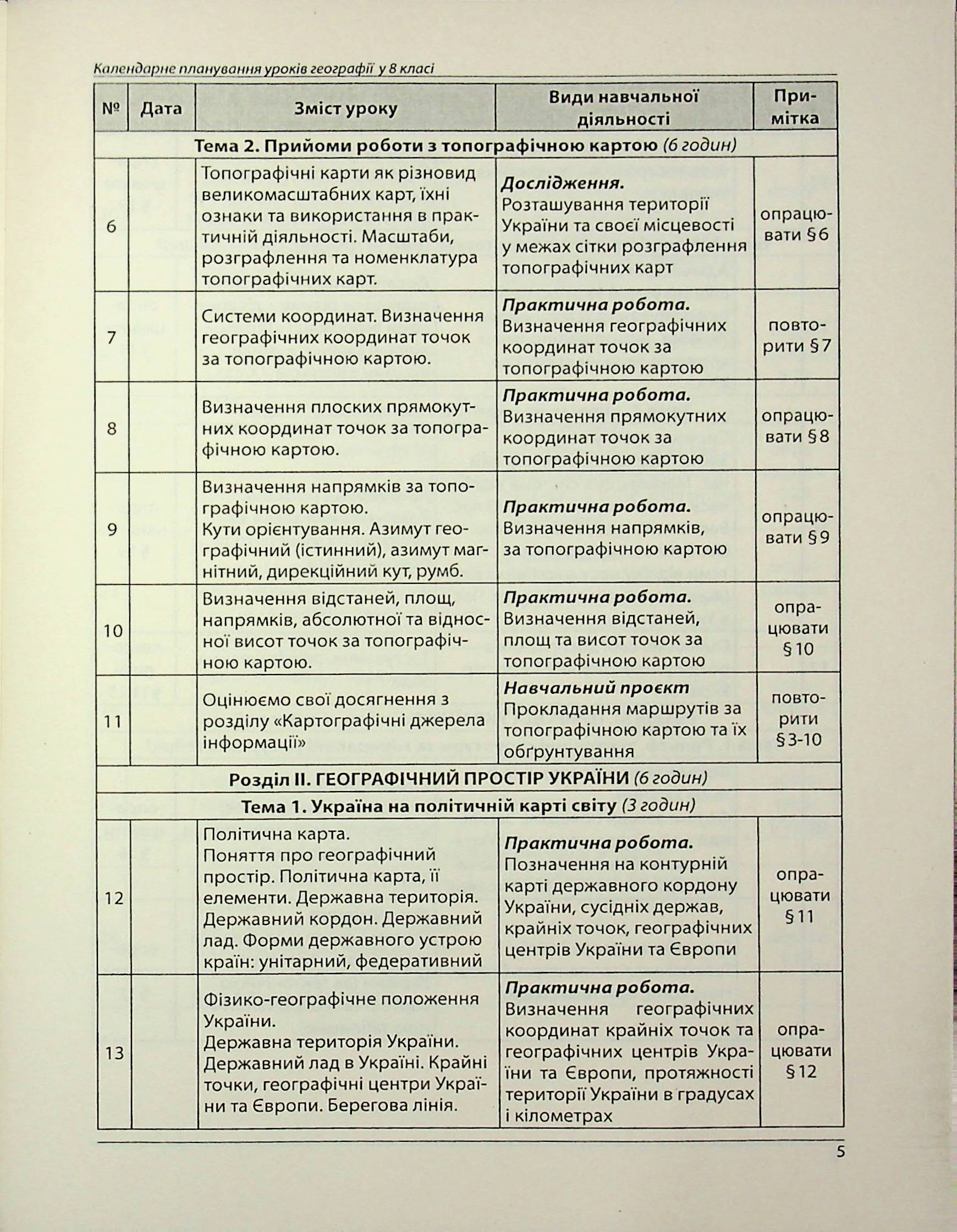 Географія. Методичний посібник. Як організувати навчання учнів 8 класу в умовах НУШ — фото 5