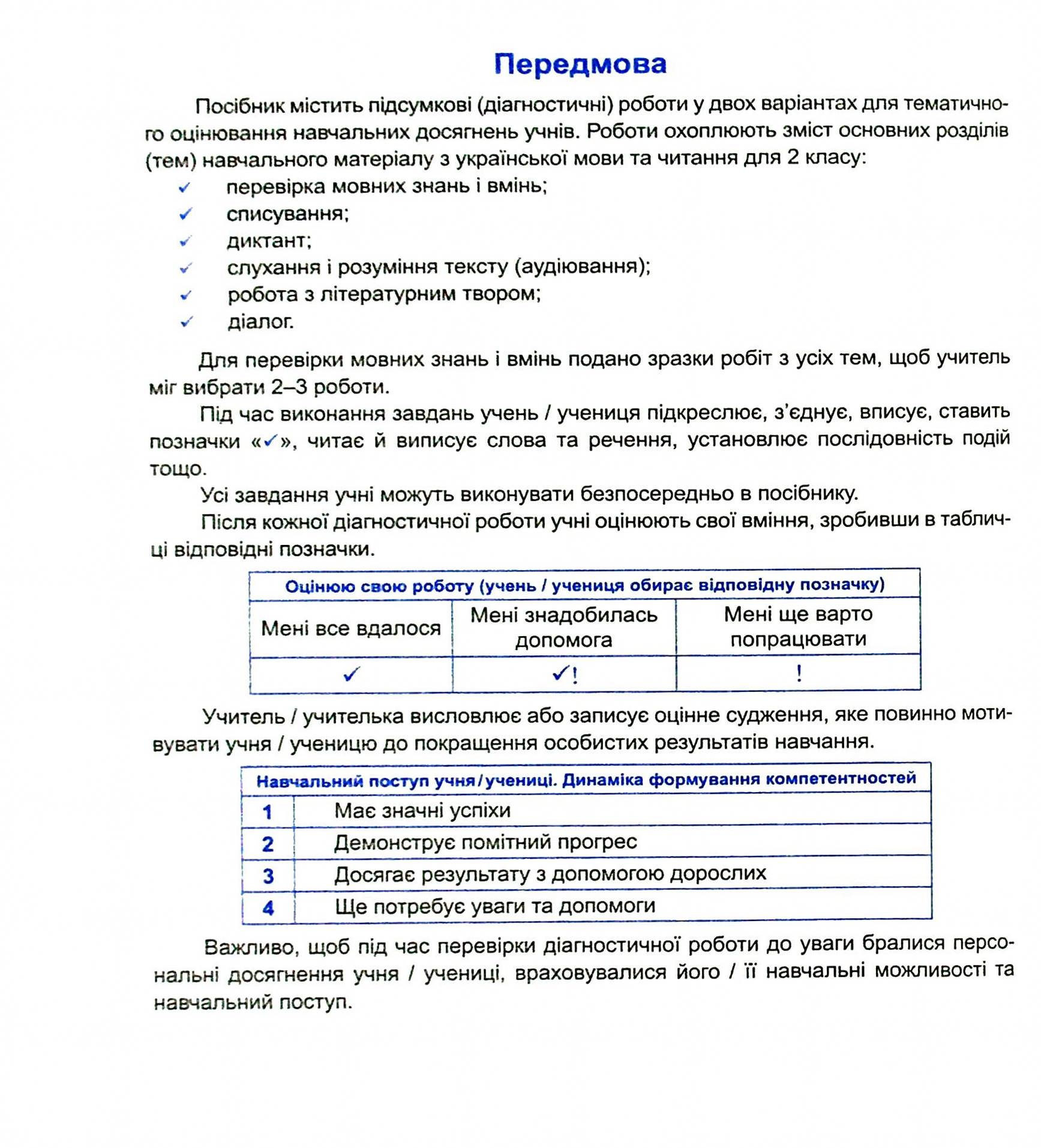 Українська мова та читання. Діагностичні роботи. 2 клас — фото 4