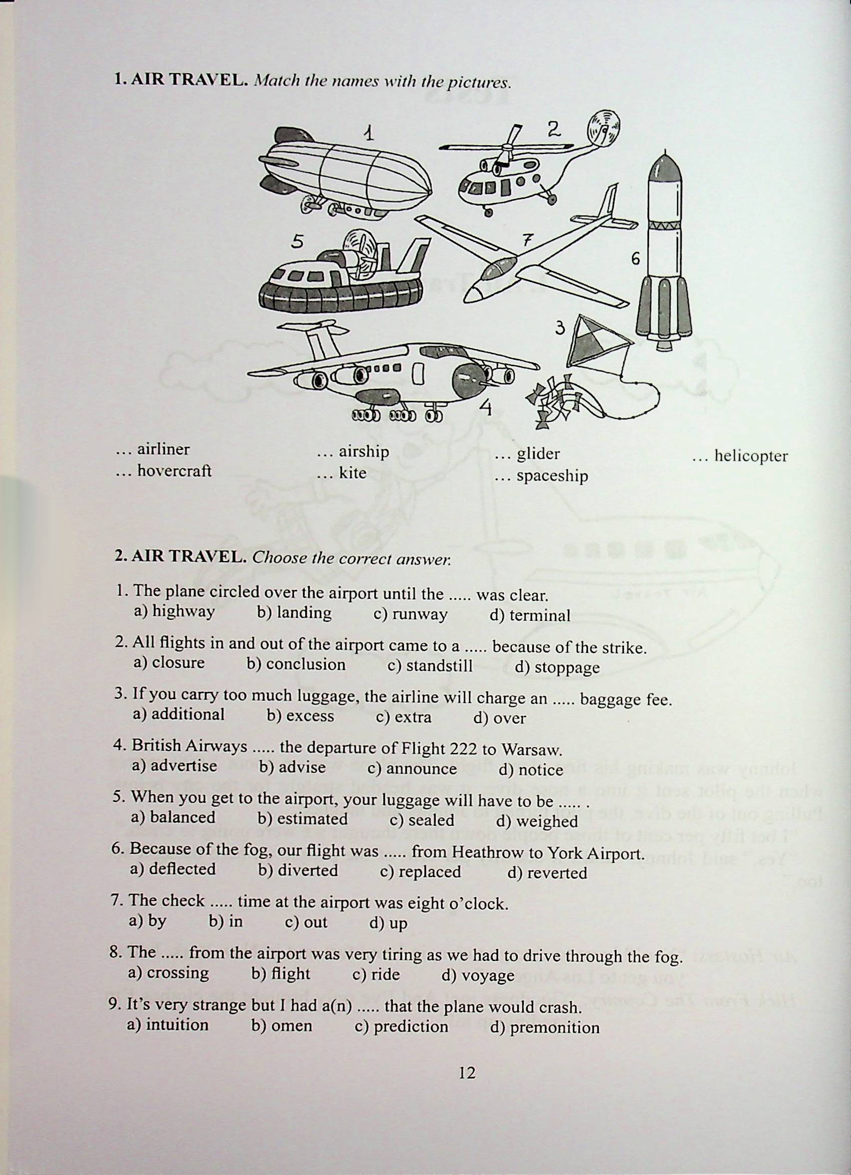 Тематичні тести з англійської мови. Tests in English. Thematic Vocabulary. Intermediate and advanced Level — фото 10
