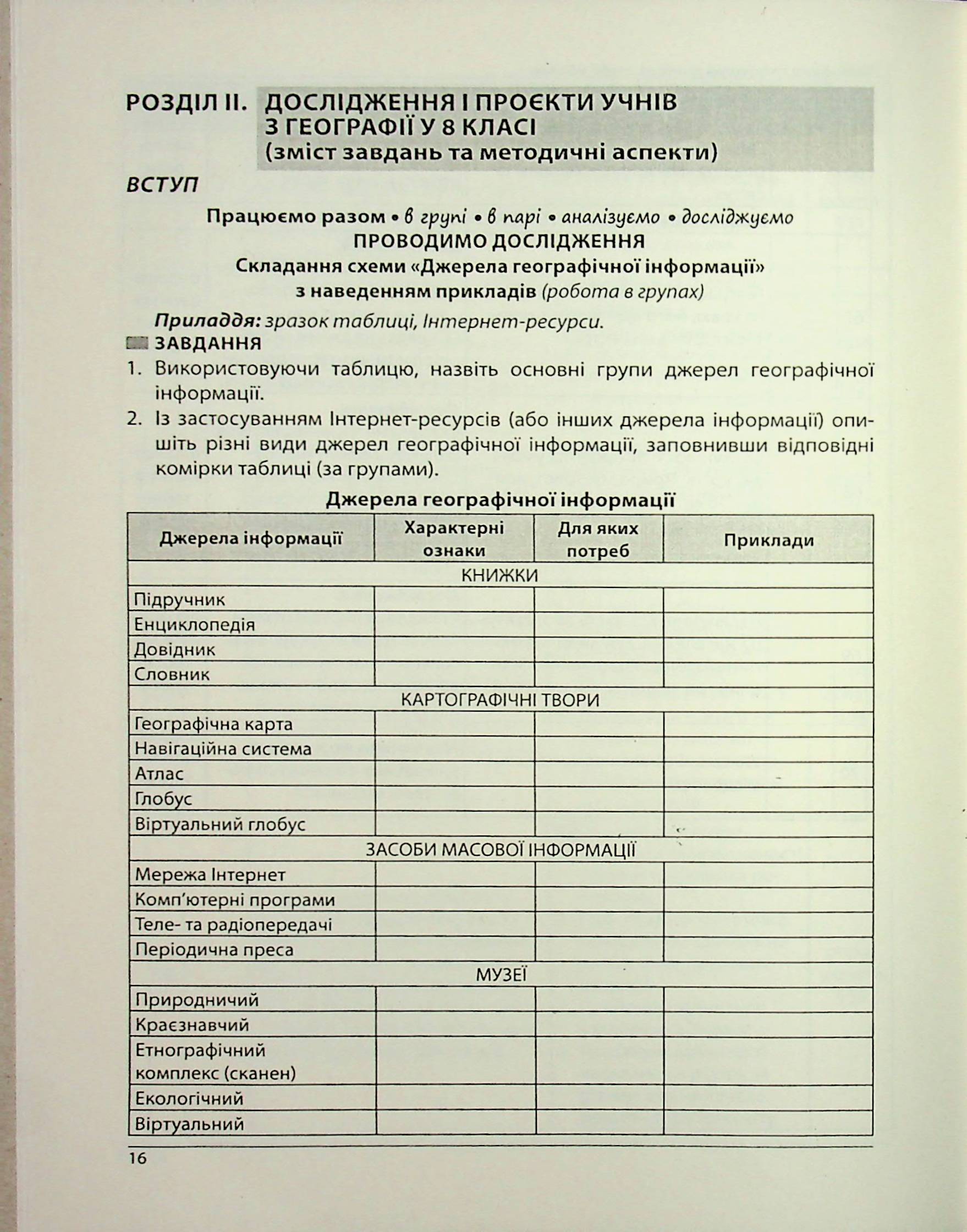 Географія. Методичний посібник. Як організувати навчання учнів 8 класу в умовах НУШ — фото 16