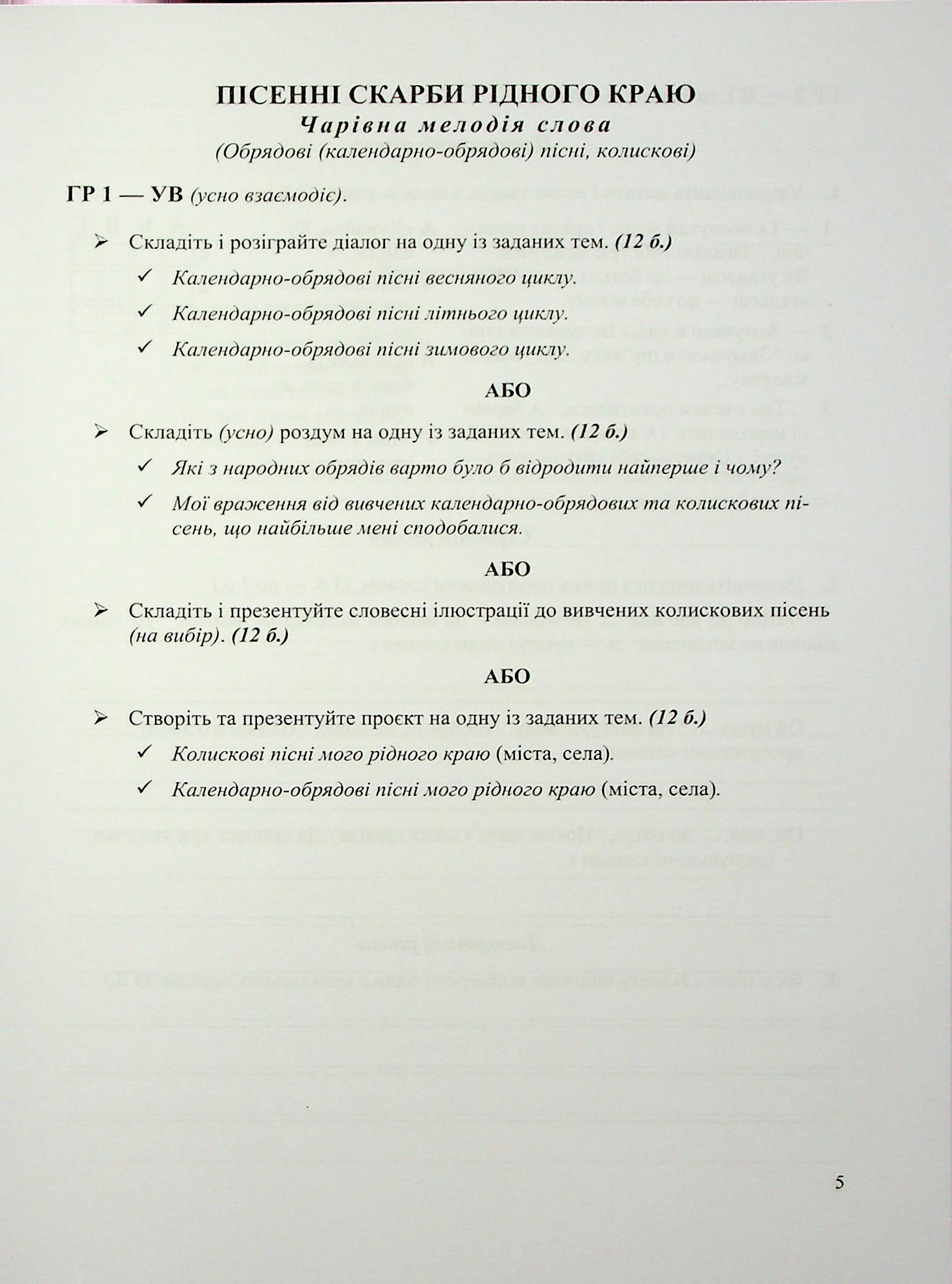 Українська література. 6 клас. Комплексні роботи за групами результатів — фото 7